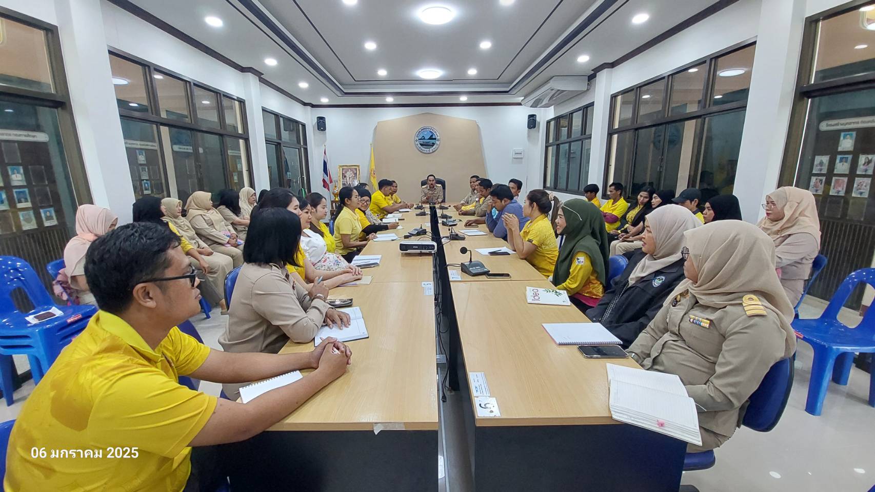 ประชุมประจำเดือนพนักงานส่วนตำบลและพนักงานจ้าง