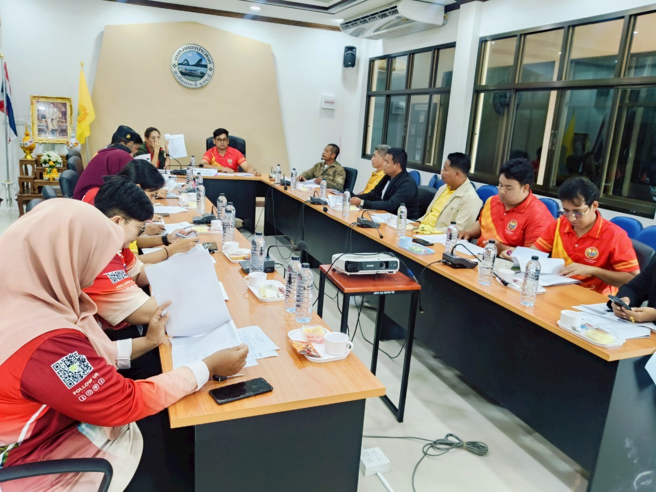 เข้าร่วมประชุมโครงการบริหารจัดการโอกาสทางการศึกษาของประชากรวัยเรียน 3 - 18 ปี ในจังหวัดกระบี่ (ระดับตำบลคลองประสงค์)