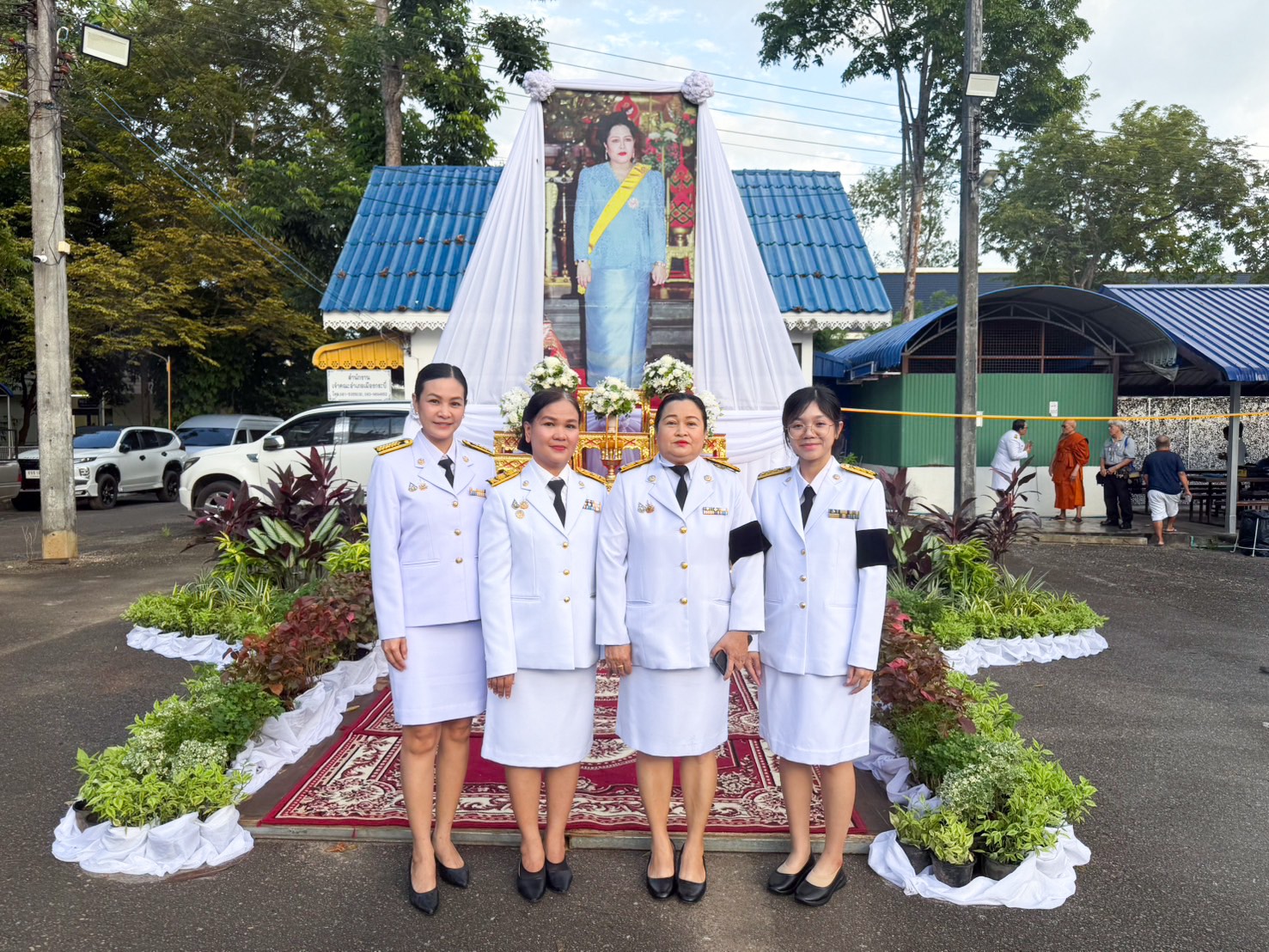 ร่วมพิธีสวดพระพุทธมนต์ เจริญจิตตภาวนา และทำบุญตักบาตร ถวายพระราชกุศล 12 สิงหาคม 2569