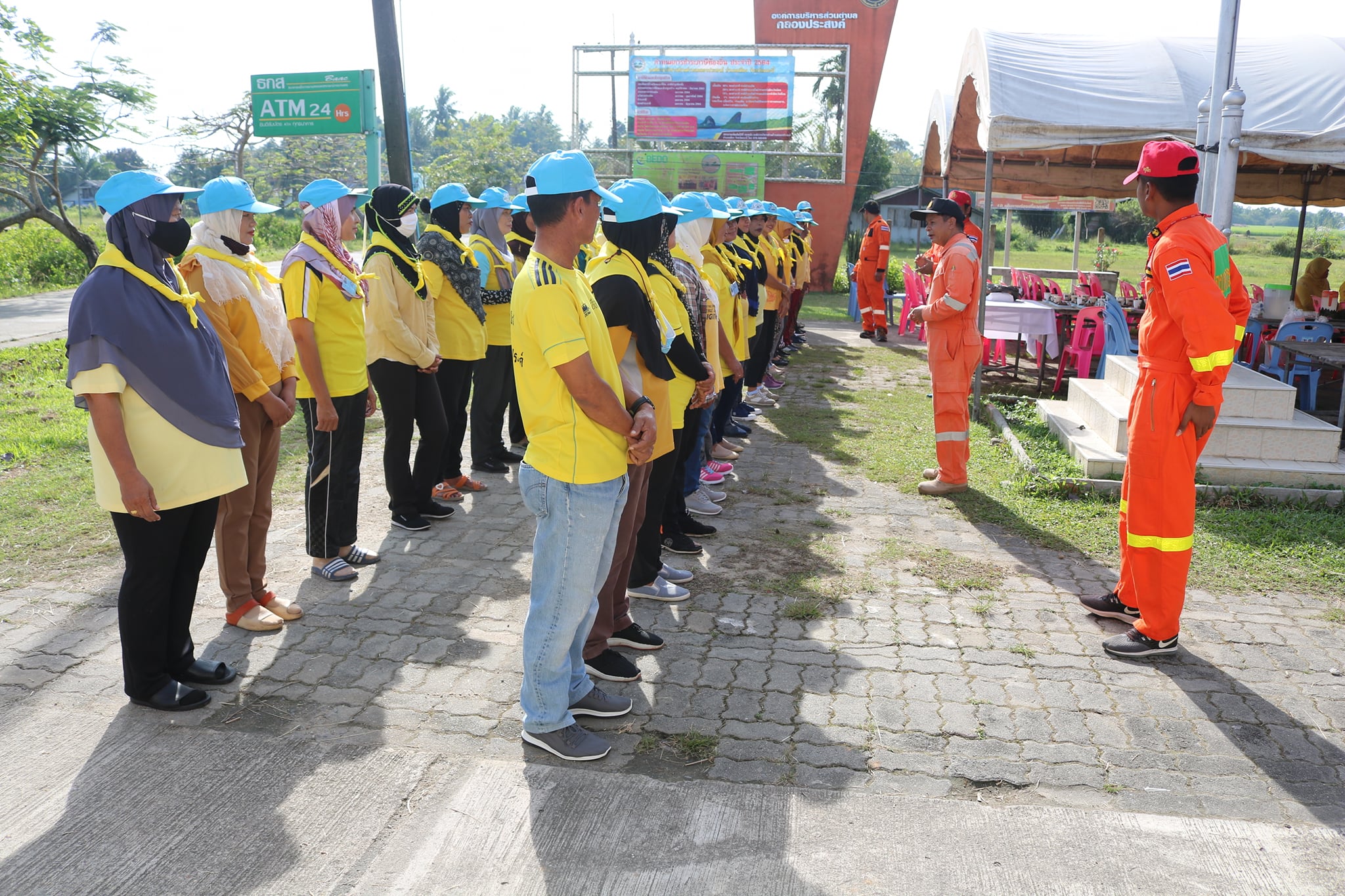 จัดโครงการฝึกอบรมชุดปฏิบัติการจิตอาสาภัยพิบัติประจำองค์การบริหารส่วนตำบลคลองประสงค์